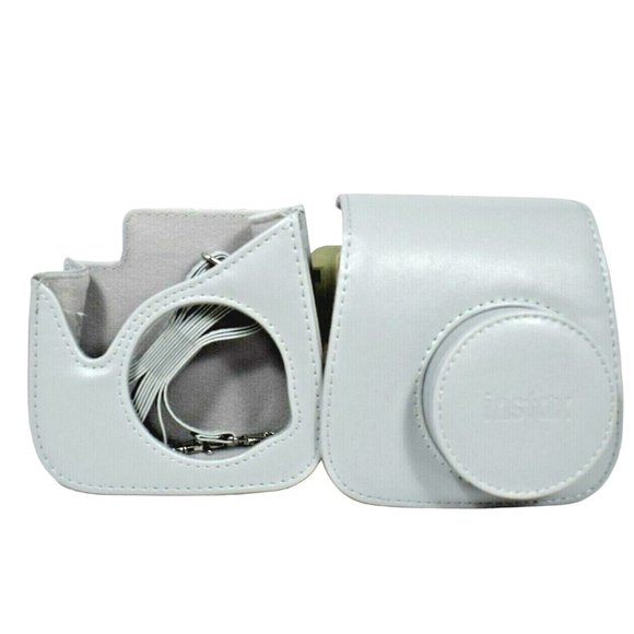 FujiFilm Instax Mini 9 Groovy Case in Smokey White Open Box - Picture 1 of 10